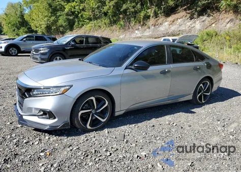 2021 Honda Accord Sport z USA, uszkodzony, nr VIN 1HGCV1F31MA040014
